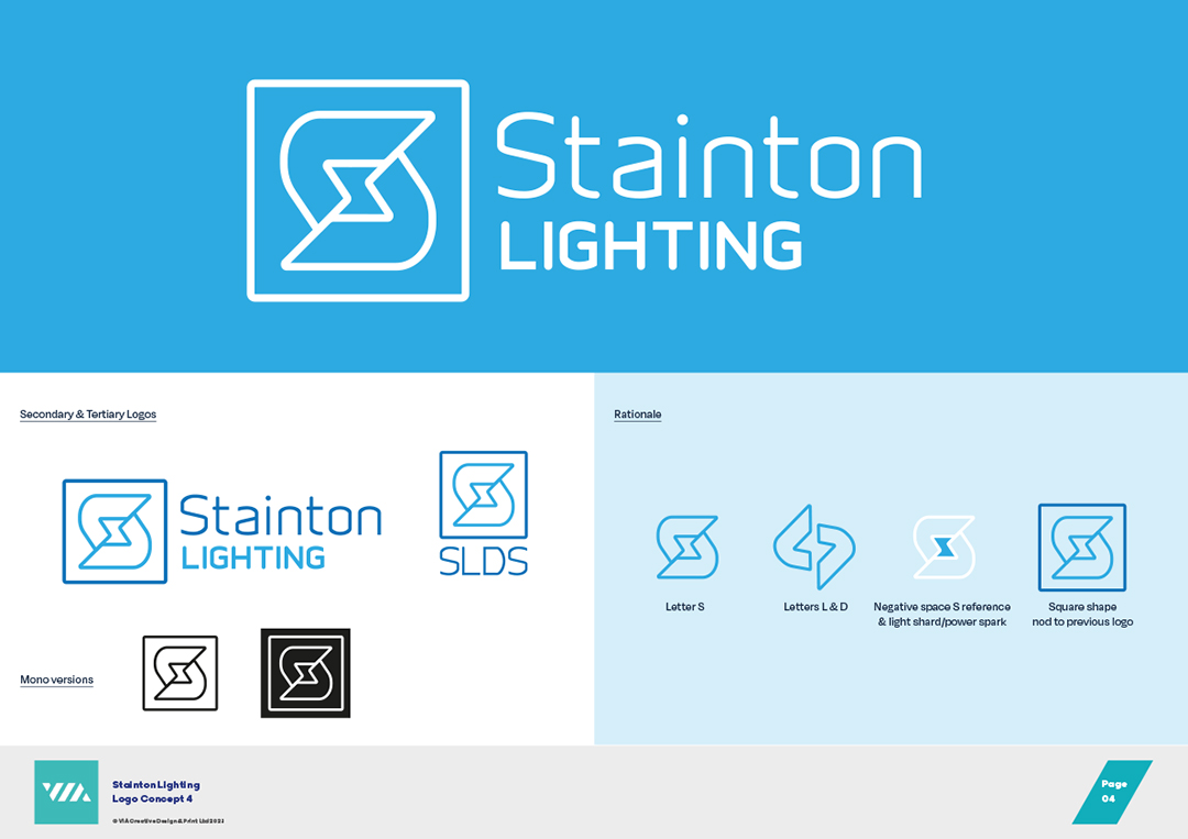 Stainton Lighting wireframe